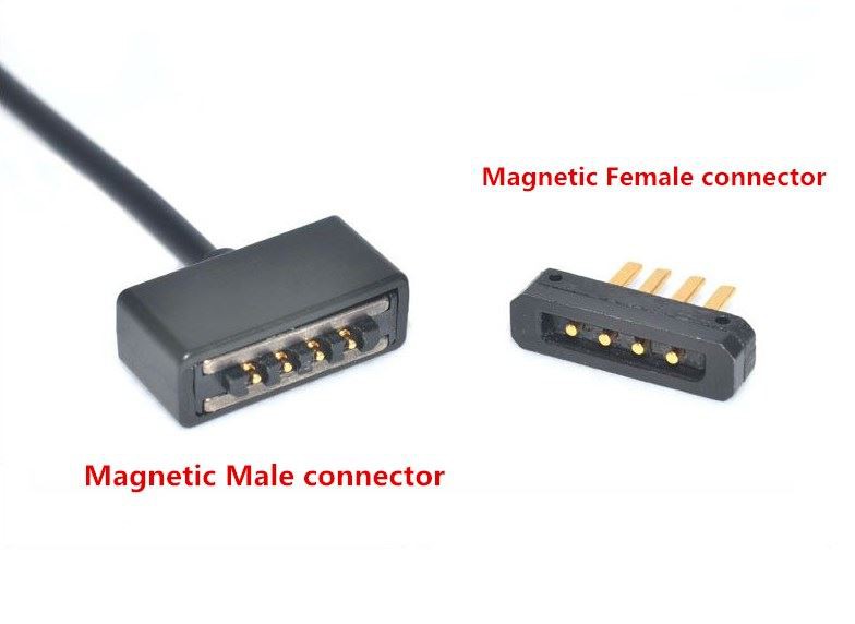 4 pin magnetic&nbsp;Pogo pin&nbsp;connector