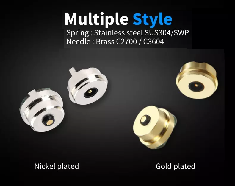 magnetic male and female charging connector