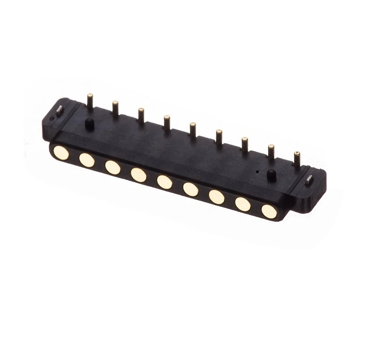 Right angle 9pin Pogo Pin 90 degree Connector