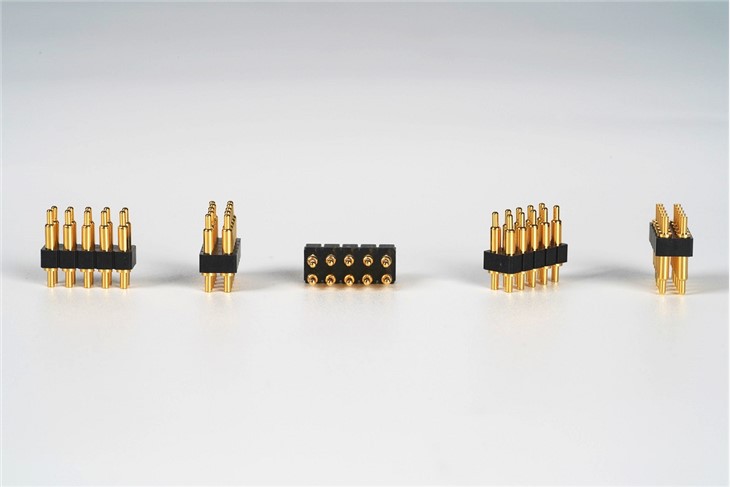 10 Pin Gold Plated Pogo Pin Connector