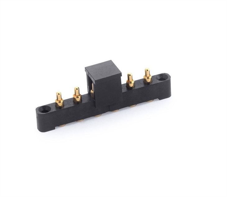 6 Pin Plated Gold Pogo Pin Connector