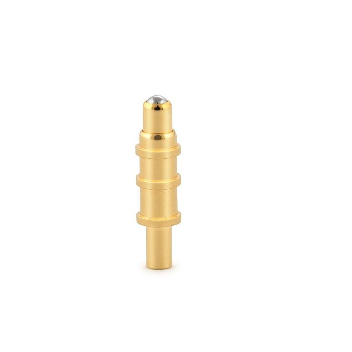 Why do pogo pin connectors need to be plated with thick gold