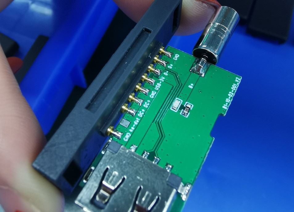 How to solve Pogo pin head hanging tin？