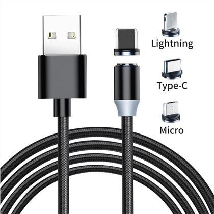 3 in 1 Magnetic Fast Charging Pogo Pin Cables