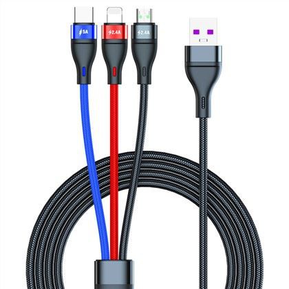 5A 3in1 High Current Charging Cable